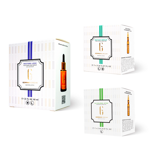 Restore Look + Glicolpeel Dtox and Instant Repair. Exfoliation, Regeneration and Firmness for all skin types.