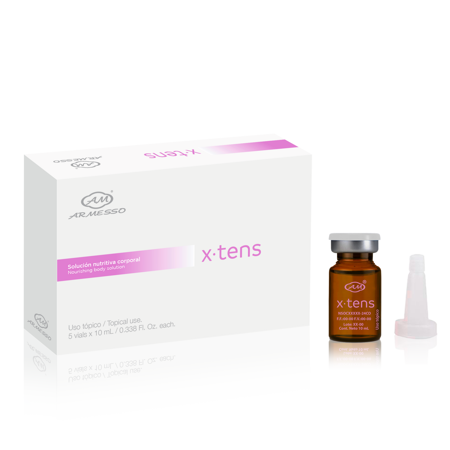 Messomuscle impruve the appearance of skin and muscle tone giving a tigher look. Helps regenerate muscle mass condition. // Mejora la apariencia de la piel y los musculos dando un aspecto más firme . Ayuda a regenerar la masa muscular. Funciona como constituyente de proteinas musculares y estimulante del anabolismo.